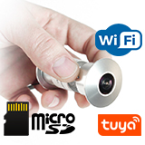 Беспроводной IP WI-FI видеоглазок TUYA с записью в облако HDcom T205-8G